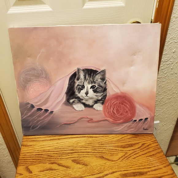 susie warner Other - Vtg oil painting by Susie Warner 1980's